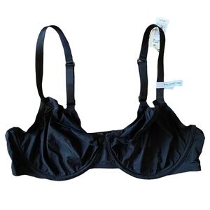 NWT Aerie Smoothez Full Coverage Unlined Bra Black 36D